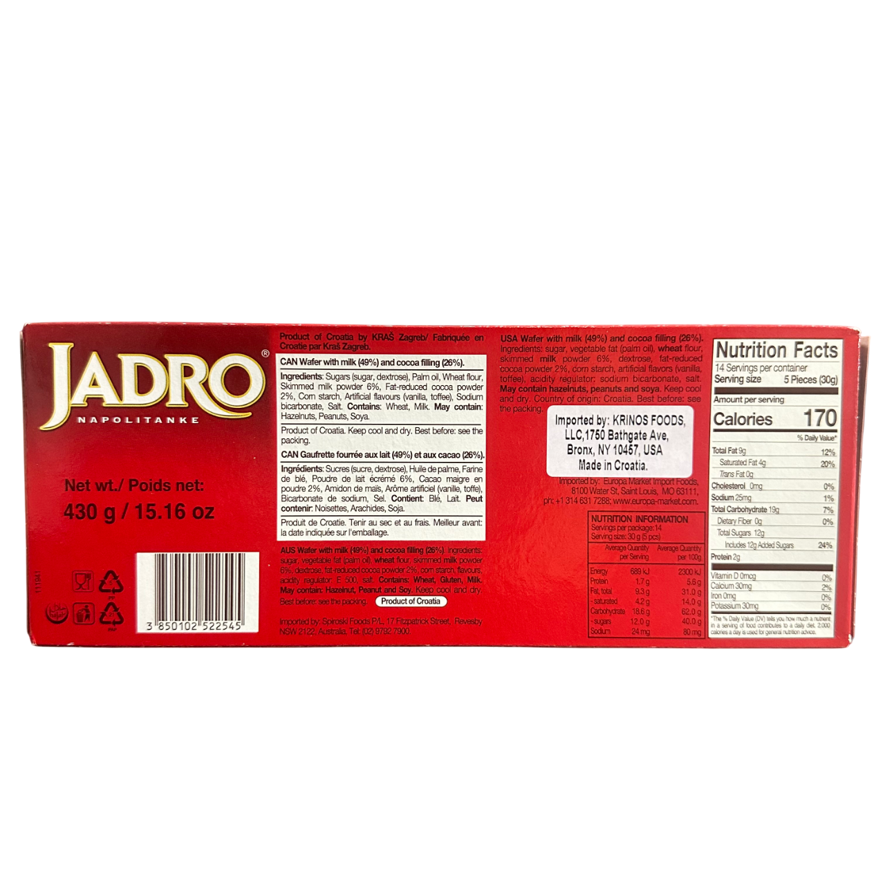 Kras Jadro 430g