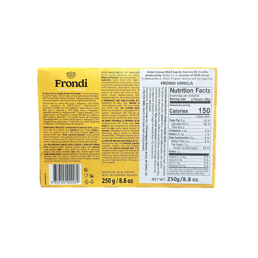 Kras Frondi Vanilla 250g
