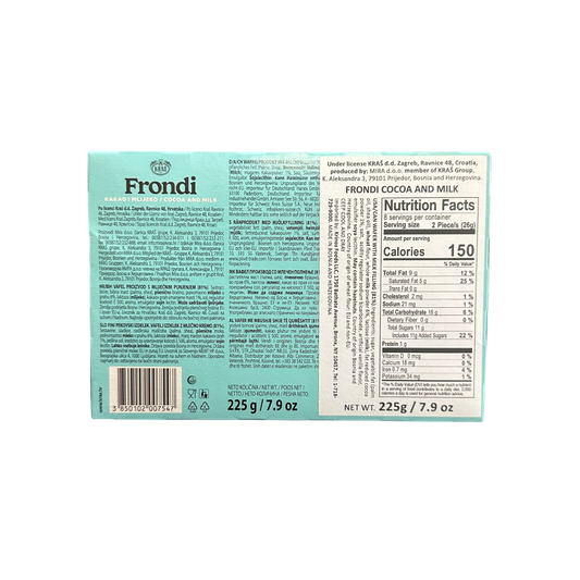 Kras Frondi Cocoa and Milk 250g