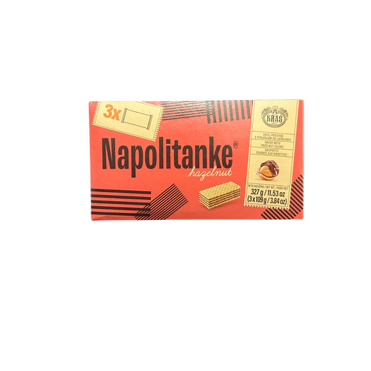 Kras Napolitanke Hazelnut 327g