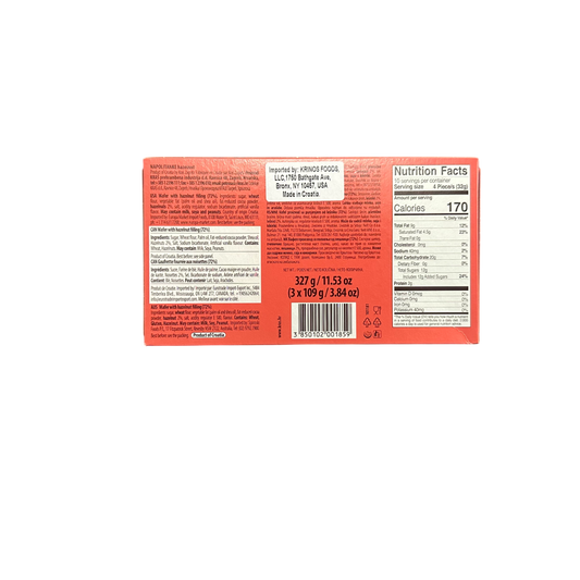 Kras Napolitanke Hazelnut 327g